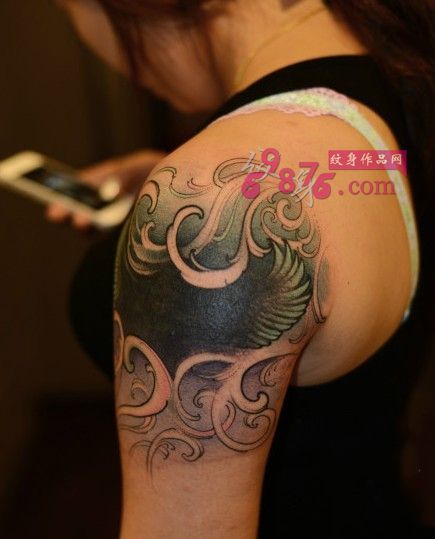 创意欧美风手臂纹身图片