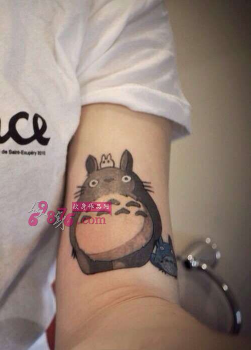 创意可爱龙猫纹身图片