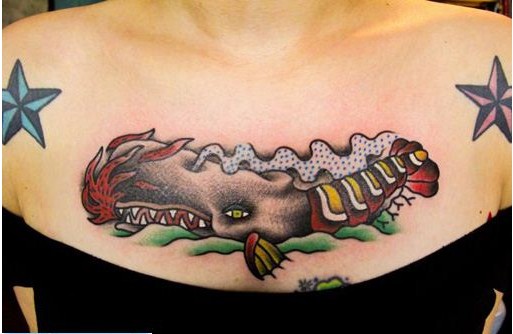 欧美school风格纹身图案图片