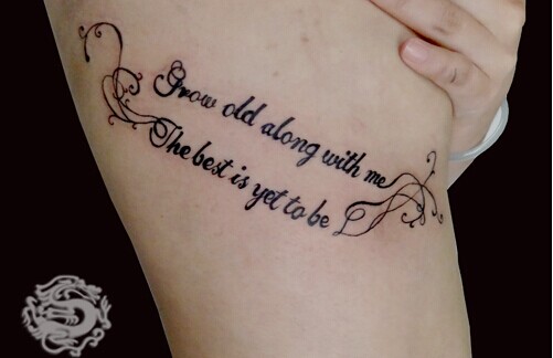 美女胸部漂亮优雅的英文纹身图案图片缩略频道推荐图