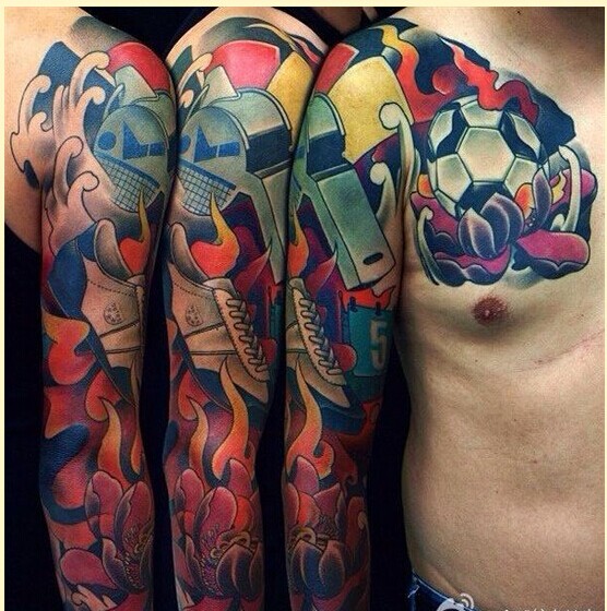 一款school半胛纹身图案推荐图片