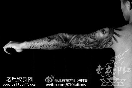 欧美西海岸风格纹身图案