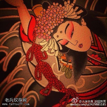 日本风格传统刺青纹身图案