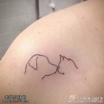 优美的线条小动物纹身图案缩略频道推荐图