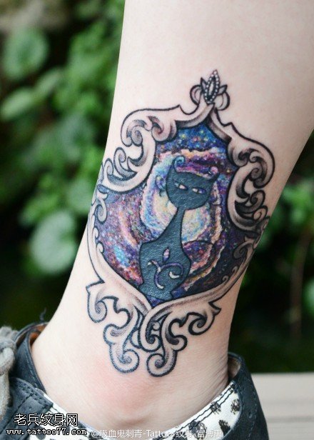 清澈明亮魔镜纹身图案