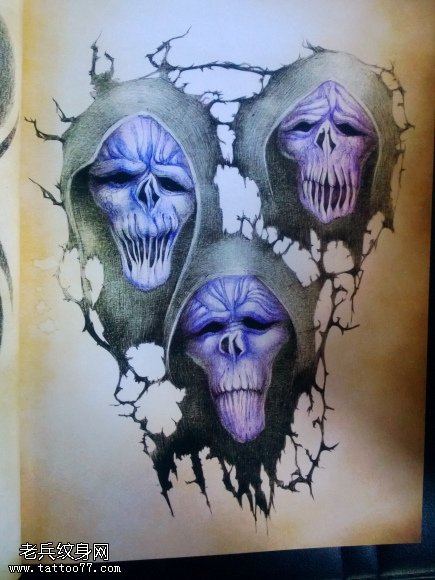 死神纹身图案