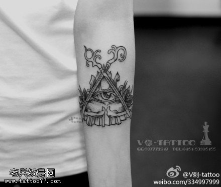 邪恶眼纹身图案