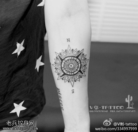 帅气符号纹身图案