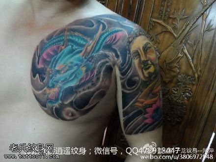 中国风龙图腾纹身图案