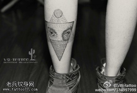 阴暗霸气3D纹身图案