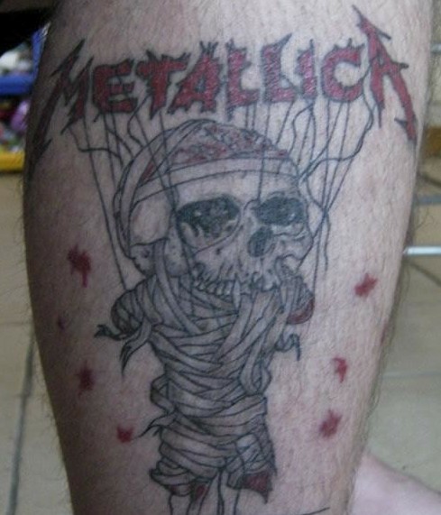 复古创意木乃伊文身图片