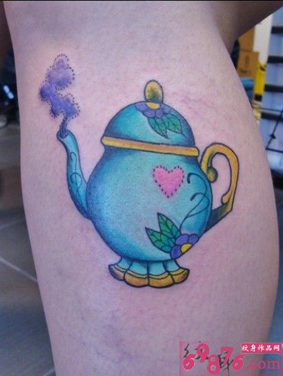 魔法茶壶纹身图片