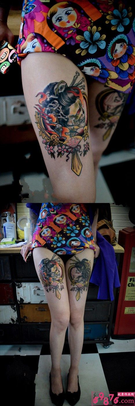 狂野美女双腿阴阳桃花扇图片