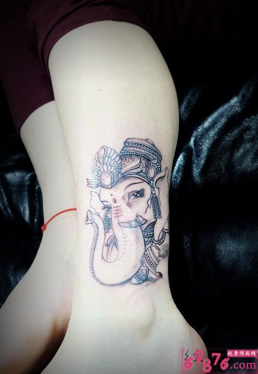 小腿富贵小象神图片图片