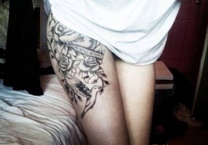 　非主流个性、性感女人纹身图片图片