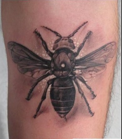另类的苍蝇纹身图案图片