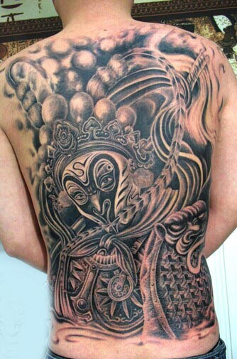 西游记人物主角孙悟空纹身