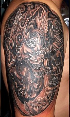 龙之九子 貔貅纹身