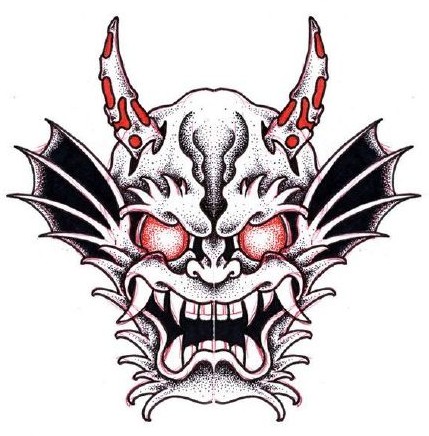 线条感的般若纹身手稿