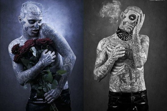 僵尸男孩rick genest的写真