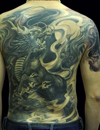 神话故事中的王者 上古麒麟纹身