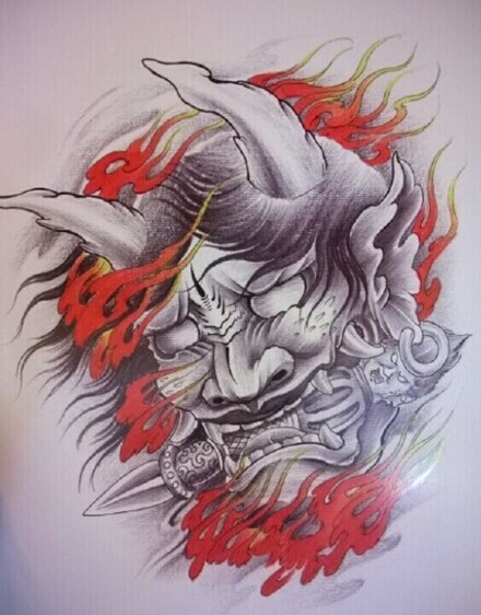 好看的般若头像手稿