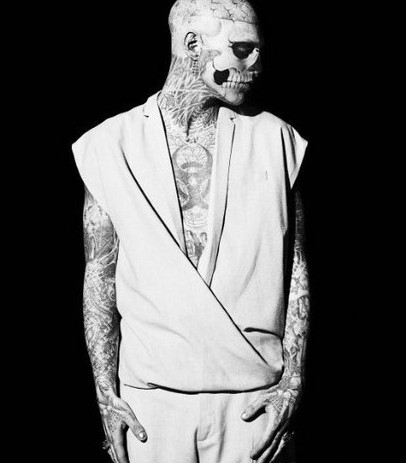 僵尸男孩rick genest的写真