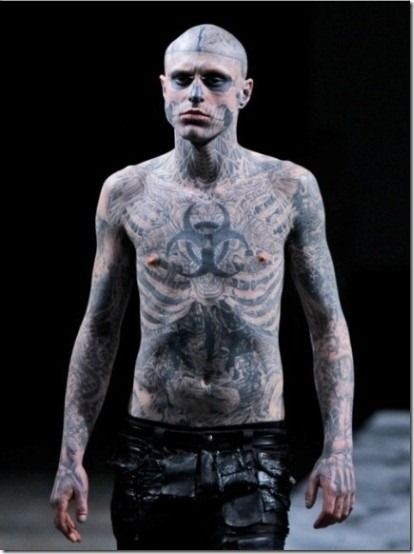 僵尸男孩rick genest的写真