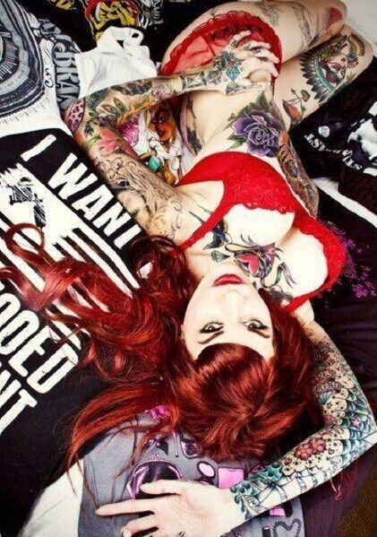 纹身界从不缺少美女