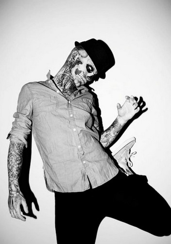 僵尸男孩rick genest的写真