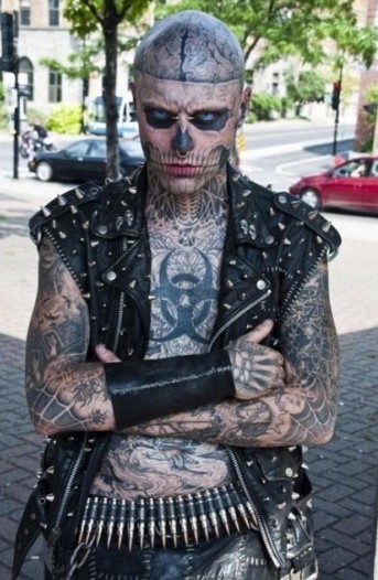 僵尸男孩rick genest的写真