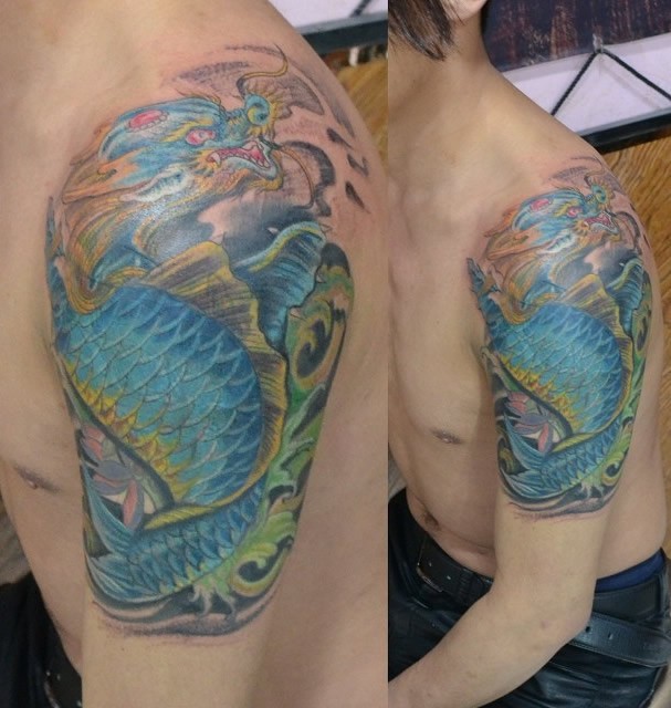 感受鲤鱼跳龙门的寓意