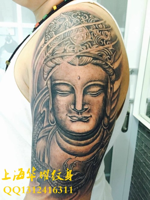 佛像纹身极具宗教的神秘色彩