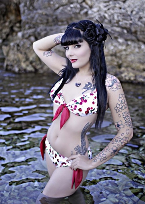 时尚潮流的诱惑纹身