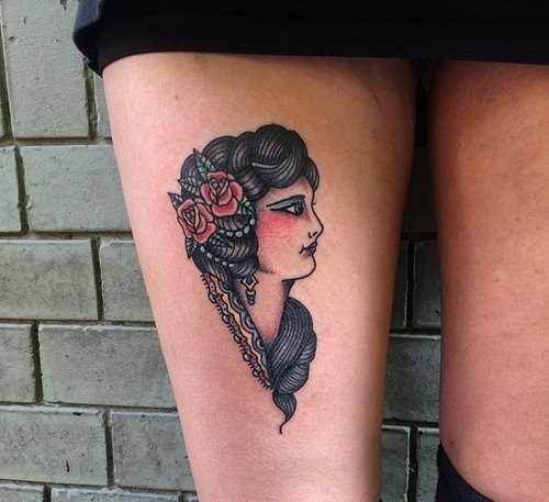 纹身是一种不老的容颜