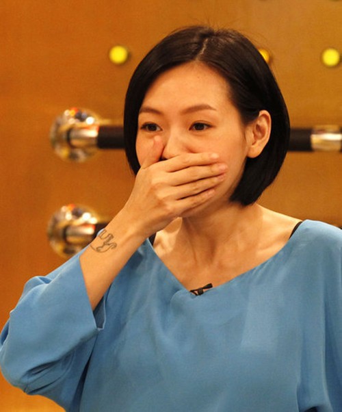 综艺女星小s个性简单纹身