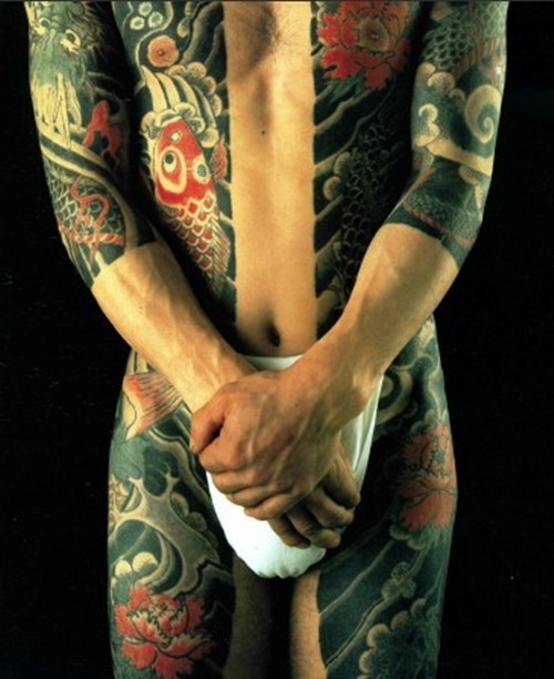 日式经典全甲纹身