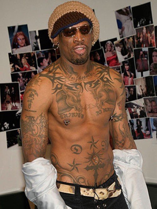 NBA球星个性纹身