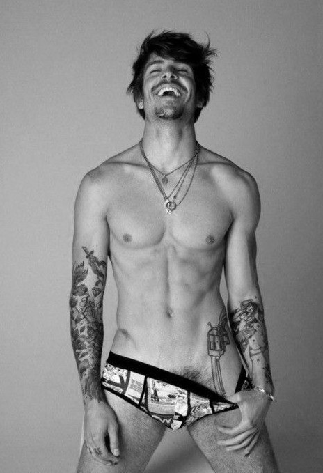 潮男诱惑个性纹身