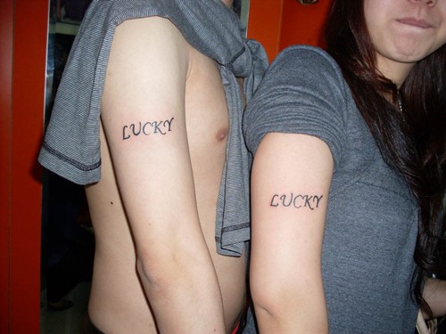 用纹身记录的爱情