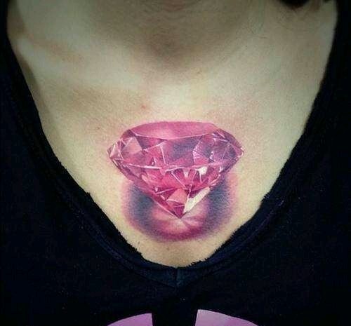 胸前经典3d纹身