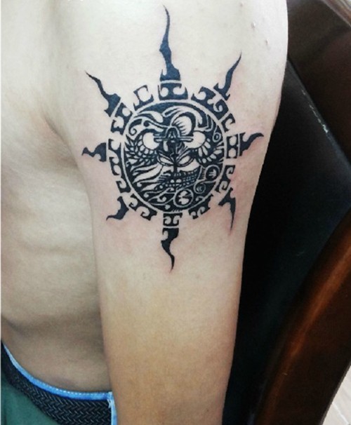 经典时尚的图腾纹身
