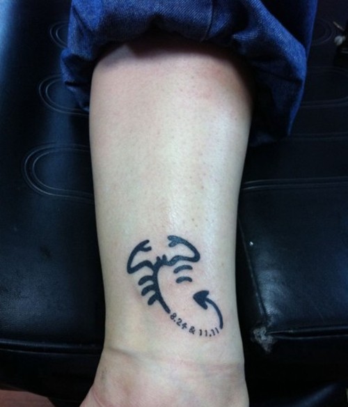 十二星座个性简单化纹身