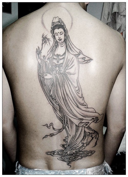 经典菩萨纹身 手稿欣赏