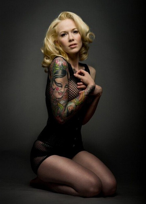 欧美性感美女纹身合集