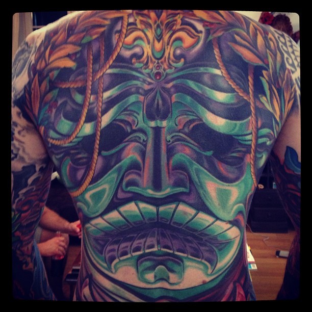 瑞士 Rob Kass 的满背纹身作品