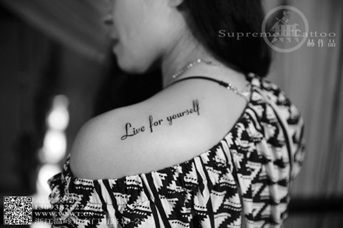 女生小清新系列纹身