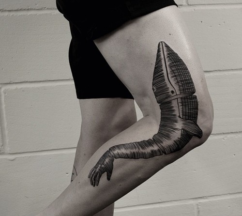 你值得拥有的腿部纹身