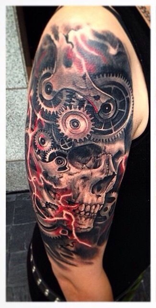 纹身师作品 手臂上的纹身