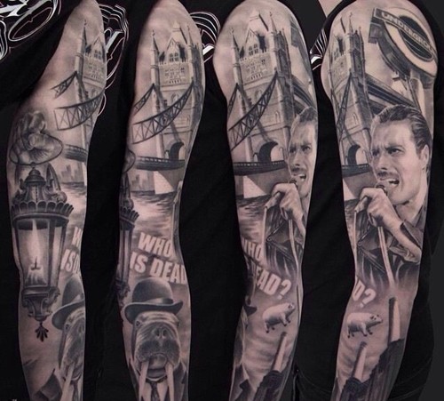 这样的手臂纹身你指的拥有